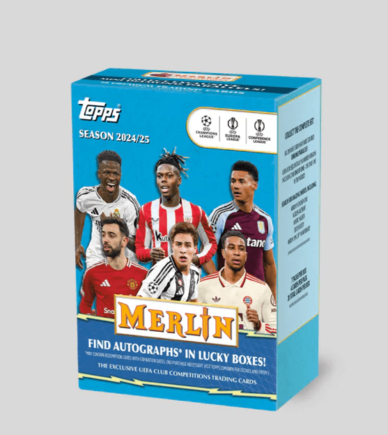 2024-25 Topps Soccer Merlin UEFA Value Box(livrare estimata dupa 8 februarie)