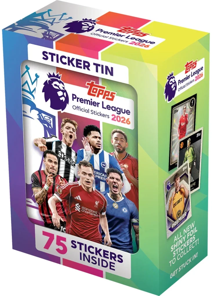 Topps Premier League Stickers 2025/2026 - Tin Box