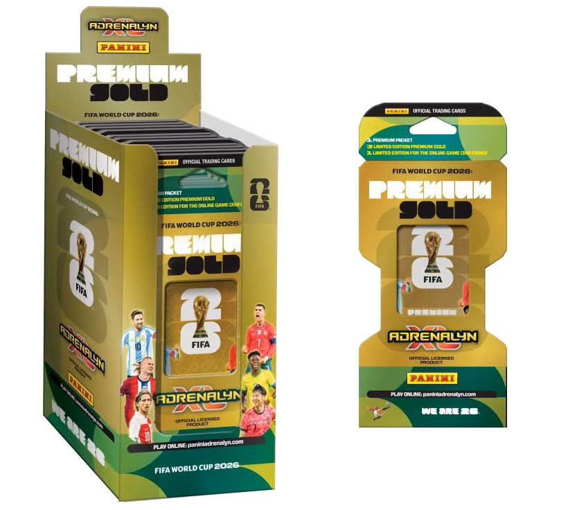 Fifa World Cup 2026 Adrenalyn XL - Premium Gold Flow Pack