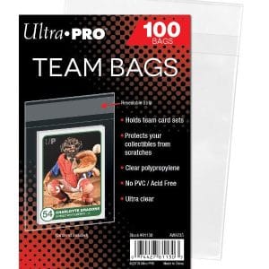 Ultra Pro Team Bags Resealable Sleeves - 100 Pcs