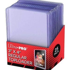 Ultra Pro 3" x 4" REGULAR Toploader - 25 Pcs