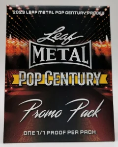 Pachet de probă pentru pre-producție Leaf Metal Pop Century 1/1 2023