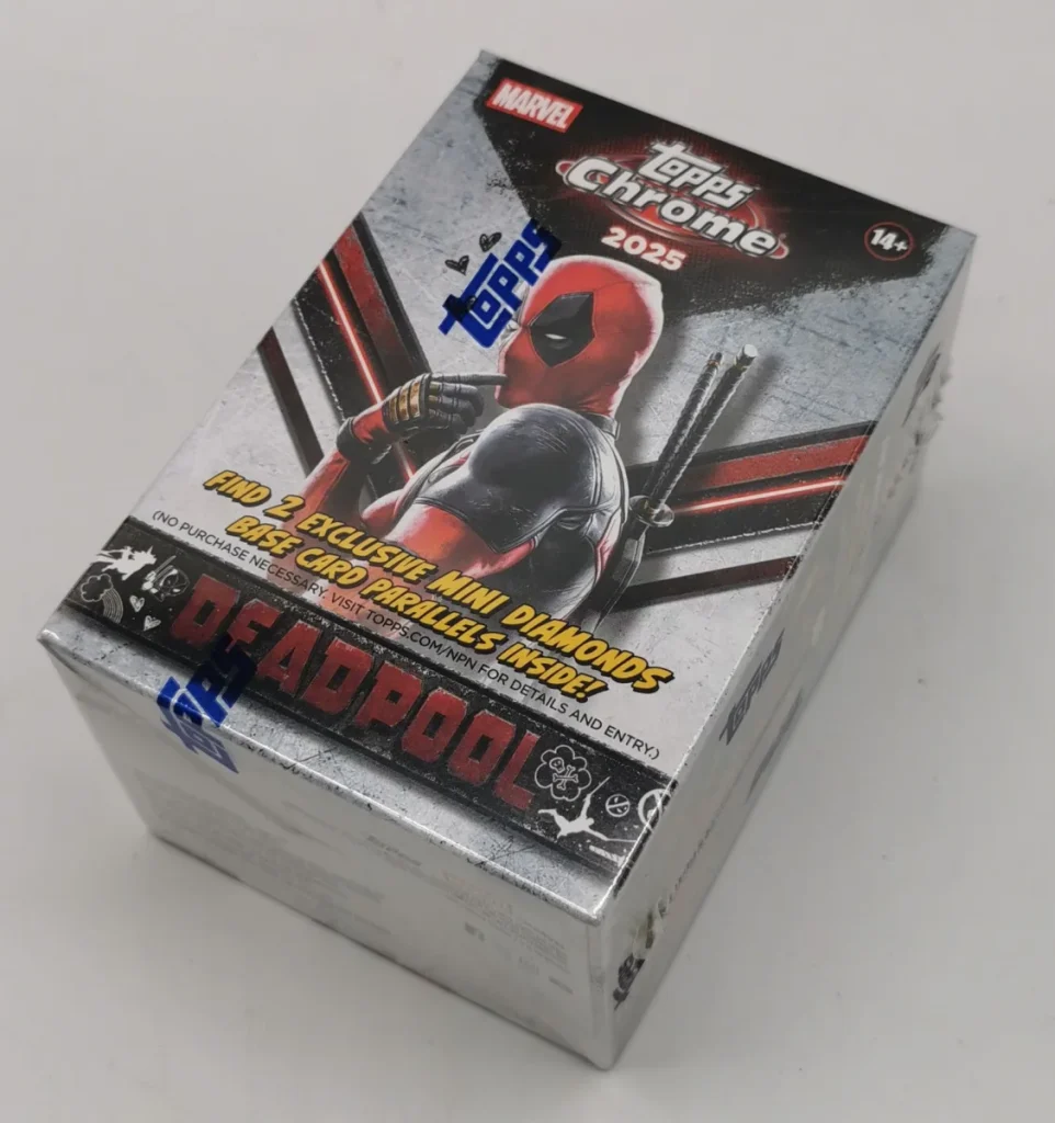 Cutie Topps Chrome Deadpool Blaster cartonașe colecție