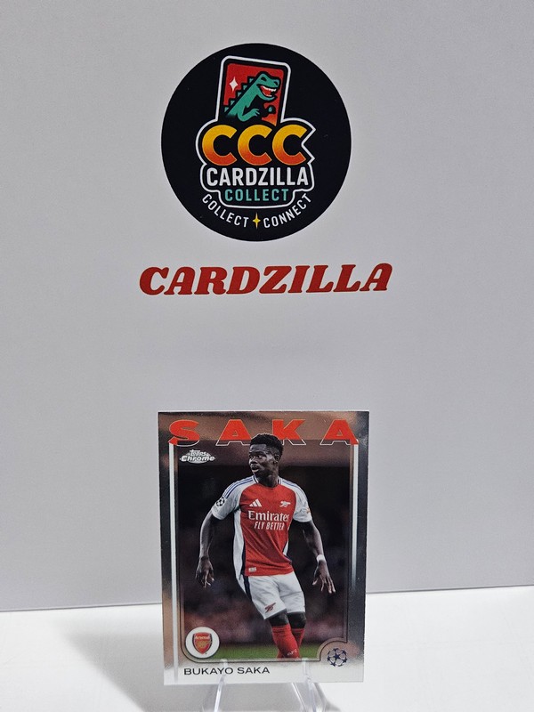 Bukayo Saka - Topps Chrome UCL