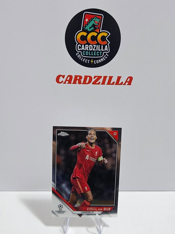 Virgil van Dijk - Topps Chrome UCL 2021-2022