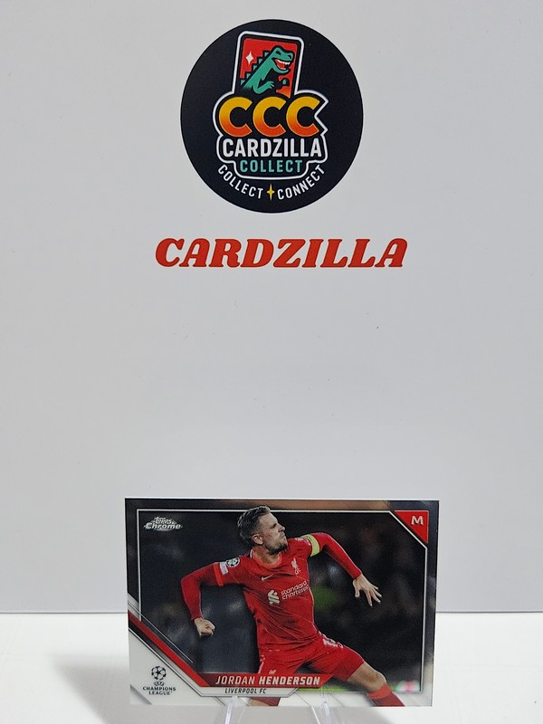 Jordan Henderson - Topps Chrome UCL 2021-2022