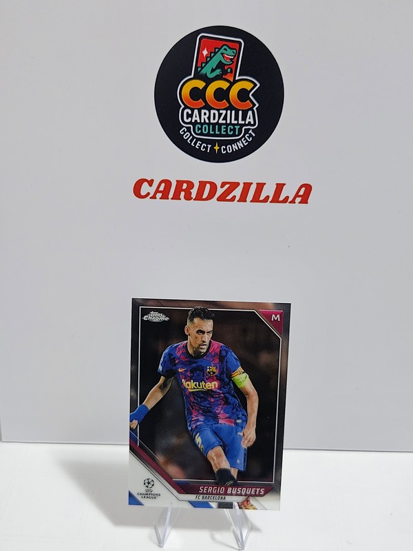 Sergio Busquets - Topps Chrome UCL 2021-2022